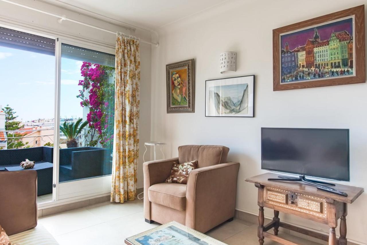 Ferienwohnung Fleurs De Nice Furnished Flat Exterior foto