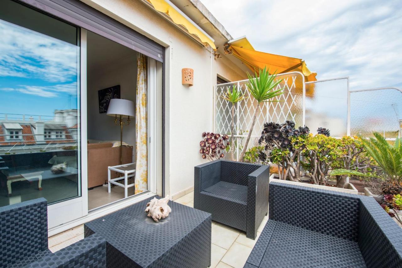 Ferienwohnung Fleurs De Nice Furnished Flat Exterior foto