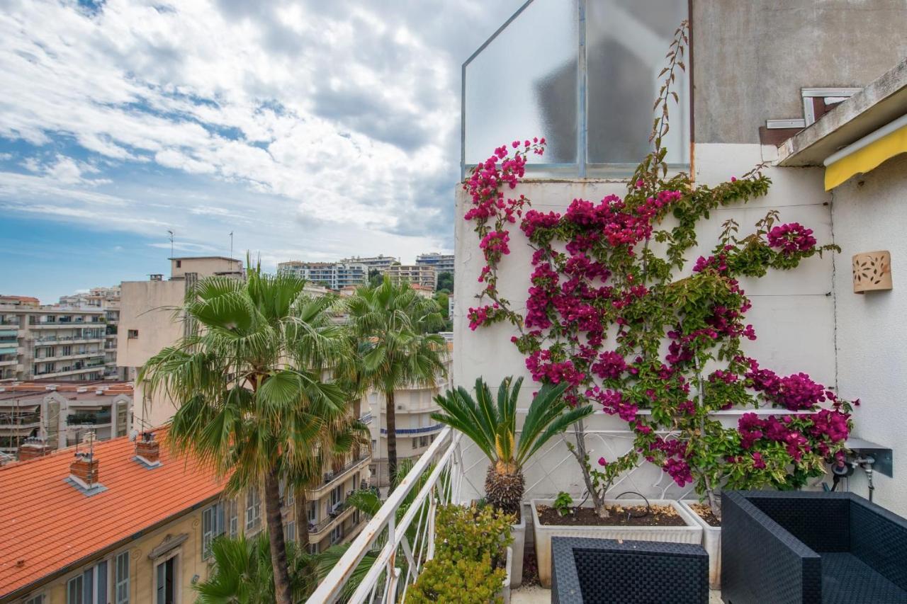 Ferienwohnung Fleurs De Nice Furnished Flat Exterior foto