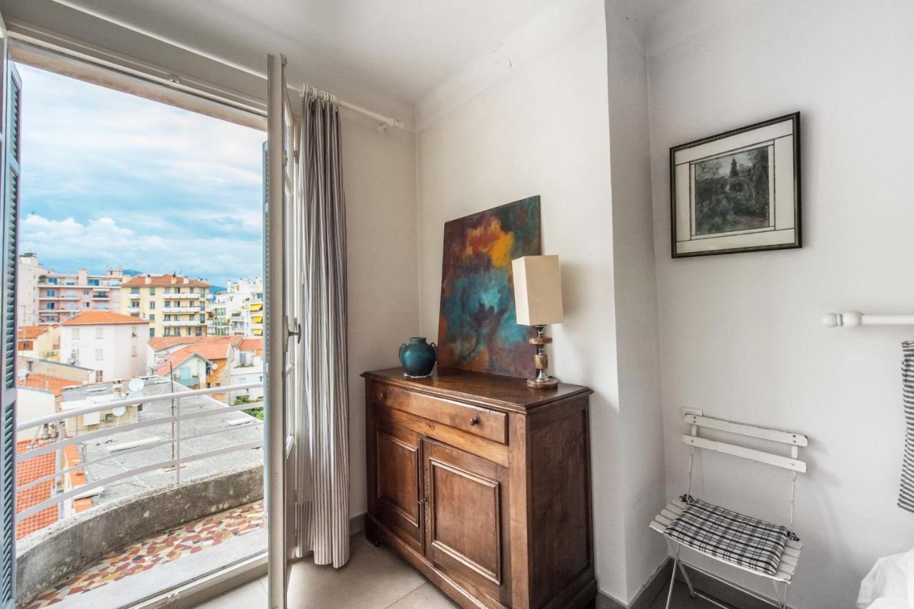 Ferienwohnung Fleurs De Nice Furnished Flat Exterior foto